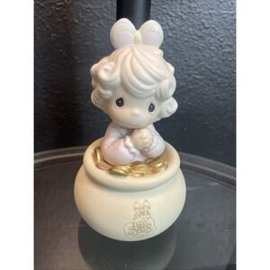 Precious Moments You Are The End of My Rainbow Figurine 1994 Pot of Gold